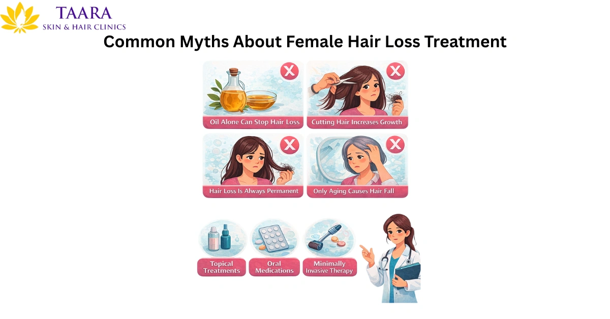 Common Myths About Female Hair Loss Treatment-female hair loss treatment