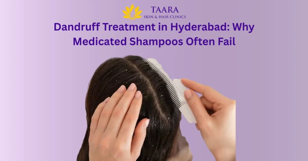 Dandruff Treatment in Hyderabad Why Medicated Shampoos Often Fail