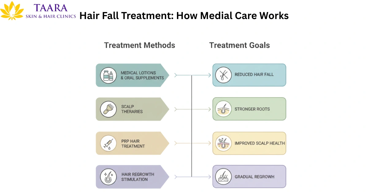Hair Fall Treatment How Medical Care works-Best hair clinic in hyderabad