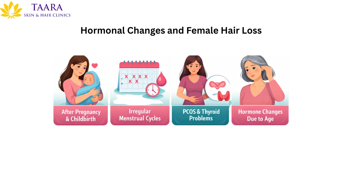 Hormonal Changes and Female Hair Loss-female hair loss treatment