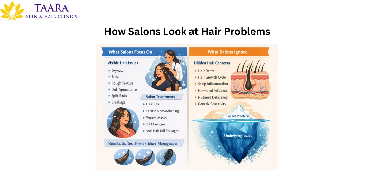 How Salons Look at Hair Problems-hair specialist near me 