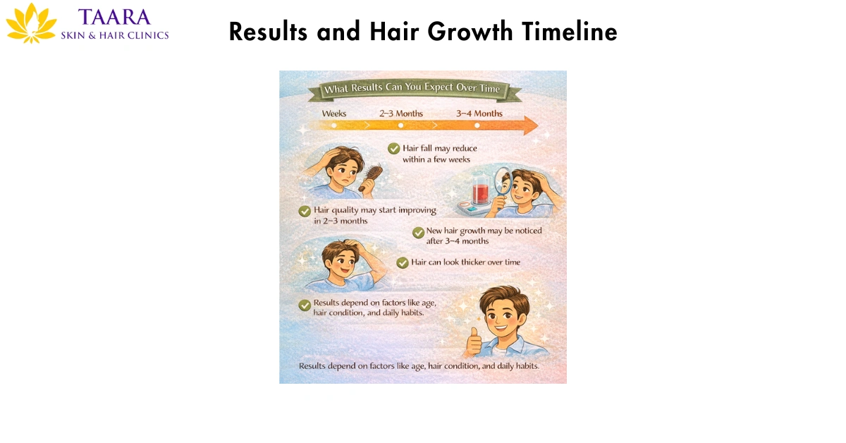 Results and Hair Growth Timeline-prp hair treatment in hyderabad 