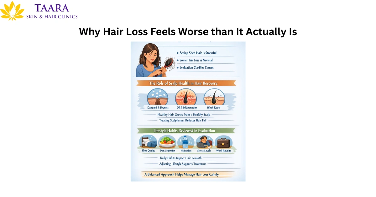 Why Hair Loss Feels Worse than It Actually Is-hair clinic near me 