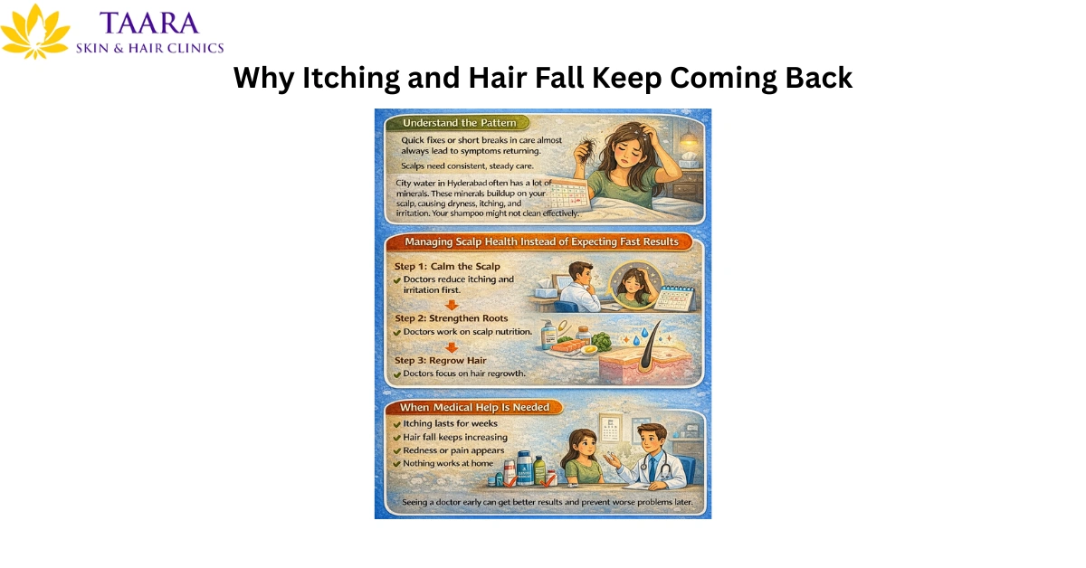 Why Itching and Hair Fall Keep Coming Back-itchy scalp treatment 