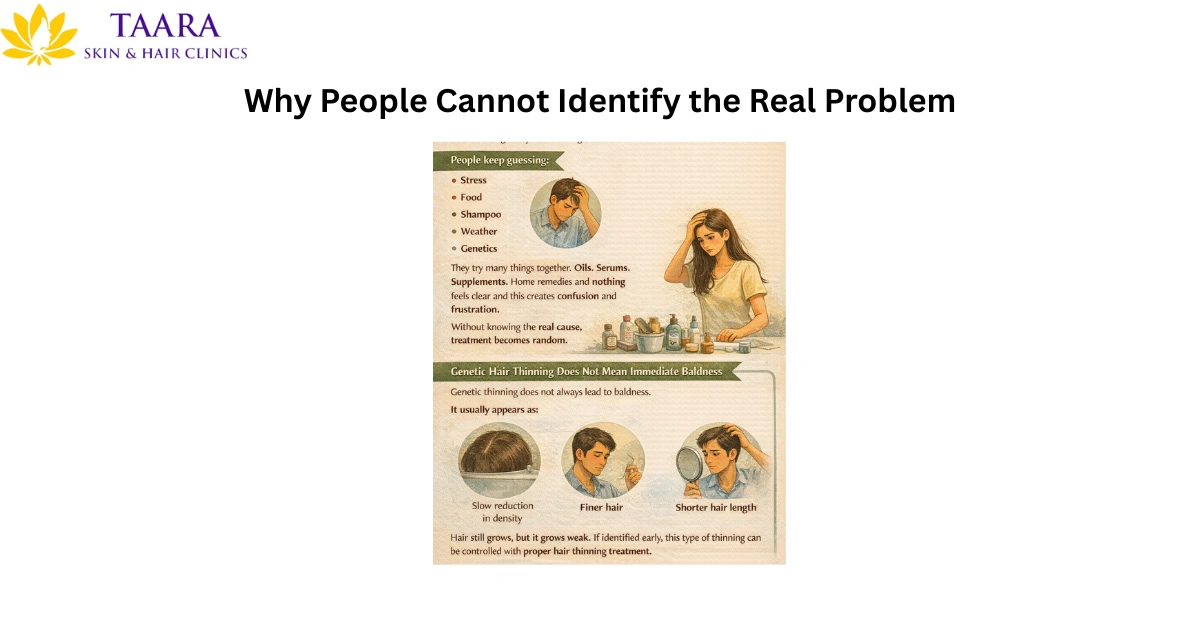 Why People Cannot Identify the Real Problem-hair thinning treatment 