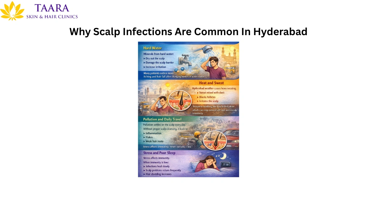 Why Scalp Infections Are Common In Hyderabad-scalp infection treatment 